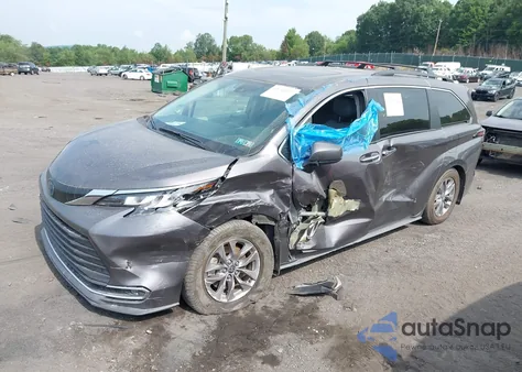 2021 Toyota Sienna Xle из США, поврежденный, VIN 5TDJSKFC0MS015645